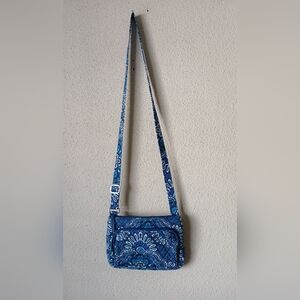 Vera Bradley Floral Blue Crossbody Bag